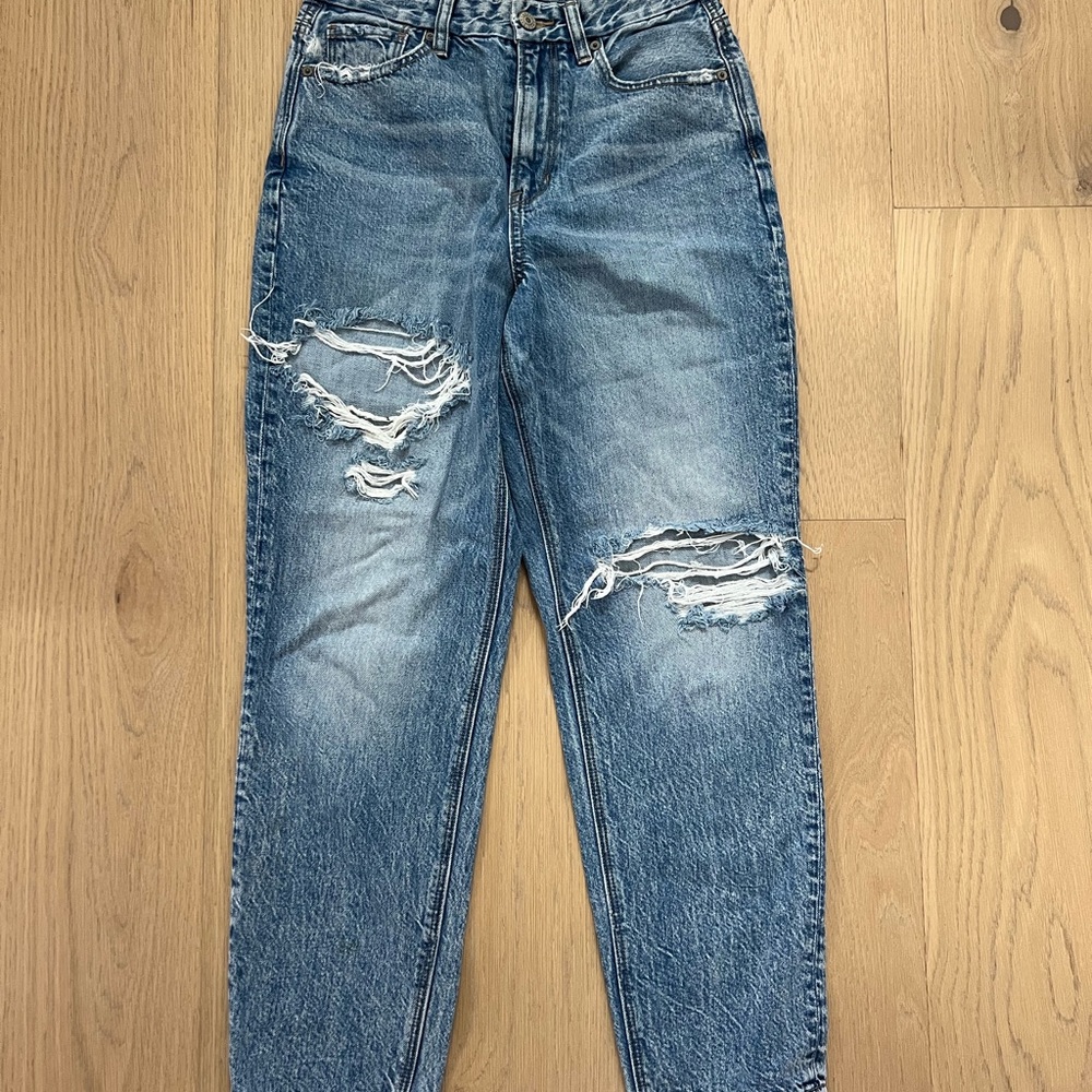 Distressed Blue Jeans AE